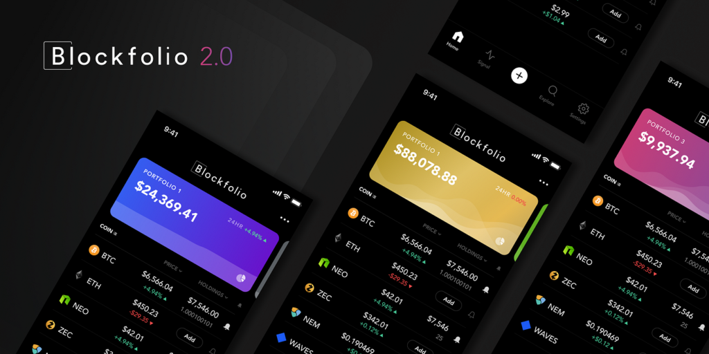 Blockfolio collage